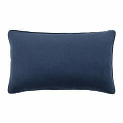 30cm x 50cm navy blue velvet cushion