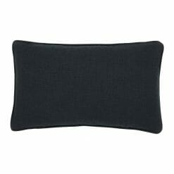 30cm x 50cm black polyester cushion