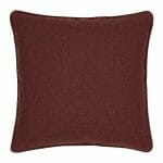 45cm square cushion cover in burgundy red colour