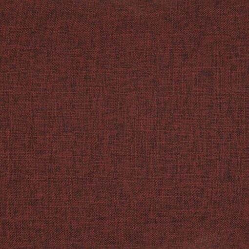 Burgundy red rectangular pillow in polyester fabric