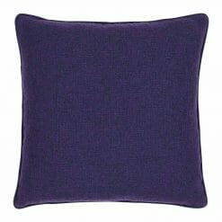 45cm square plum-coloured cushion cover