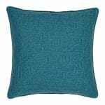 45cm square teal cushion