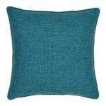 45cm square teal cushion