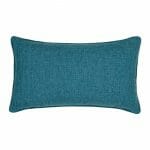 Teal cushion cover in 30cm x 50cm size