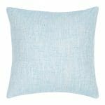 45cm square duck egg blue cotton linen blend cushion cover