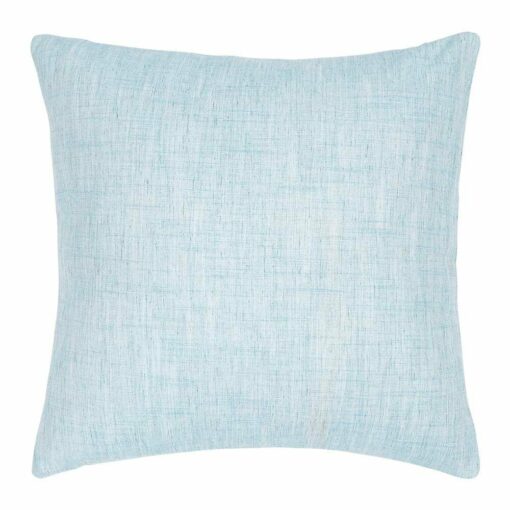 45cm square duck egg blue cotton linen blend cushion cover