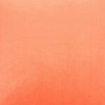 Large square orange peach velvet cushion
