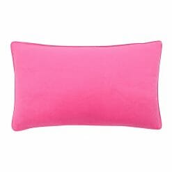 30cm x 50cm blush pink velvet cushion