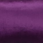 Plum purple rectangular pillow in velvet and linen fabric