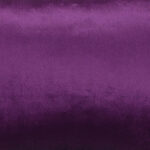 Plum purple rectangular pillow in velvet and linen fabric