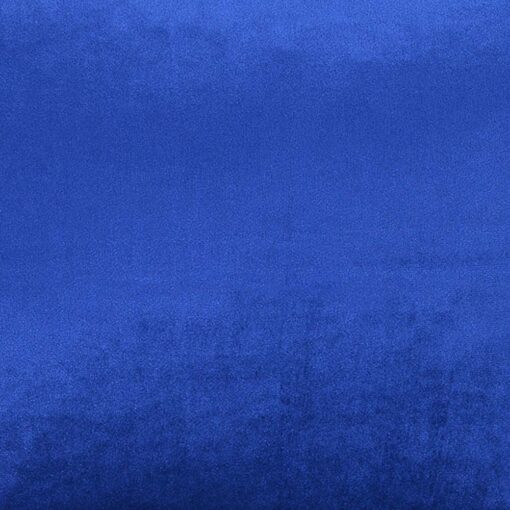 45cm square cushion cover in royal blue velvet fabric