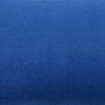 Royal blue rectangular cushion in velvet fabric