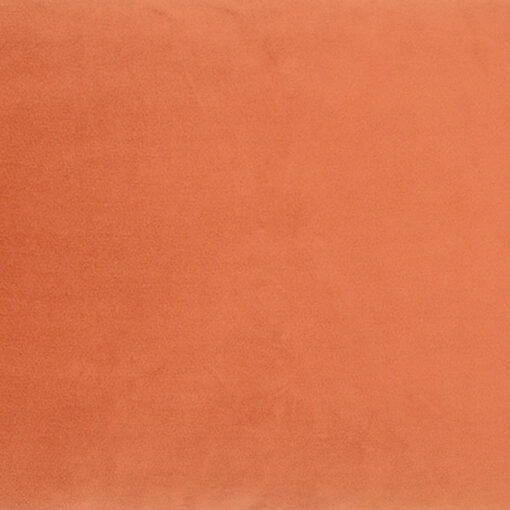 30cm x 50cm terracotta orange velvet cushion