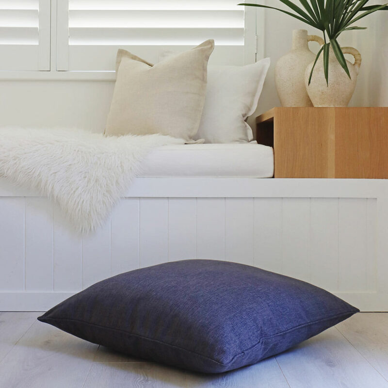 Arlington Grey Brown Floor Cushion Cover - 70cm x 70cm - SC457-70 Floor cushion cover in grey brown colour