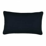 Rectangular cushion cover in dark blue colour