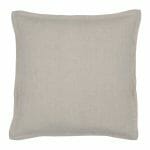 Linen cushion cover in beige colour