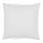 Linen cushion cover in white colour