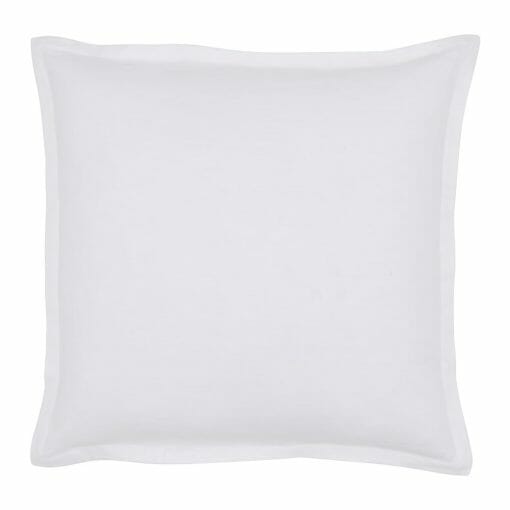 Linen cushion cover in white colour