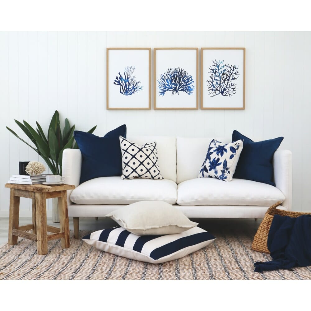 Blue 6 Hamptons Cushion Cover Collection