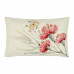 Beautiful rectangular cushion cover with flowering gum print