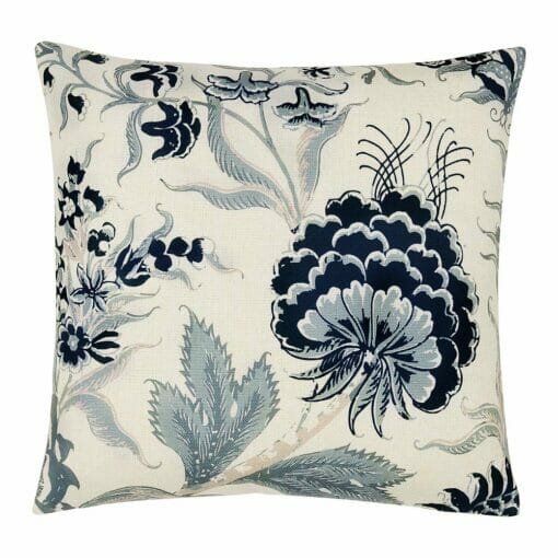 Elegant Hamptons inspired floral cushion cover