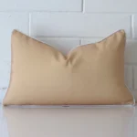 A gorgeous outdoor rectangle cushion in beige.