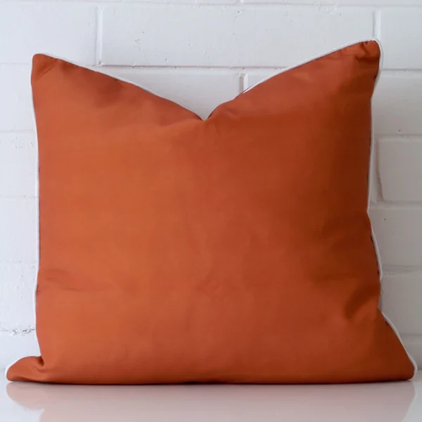 Airlie Waterproof Terracotta Outdoor Cushion Cover - Large