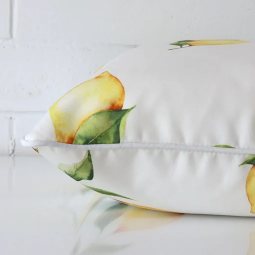 Mediterranean Lemons Waterproof Outdoor Cushion Cover - Large - Image 3