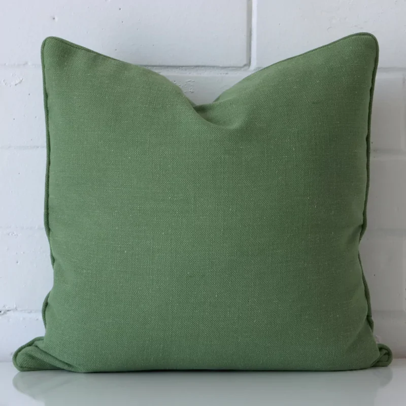 albany-sage-green-cushion-cover-45cm-x-45cm-sc802-45 A premium linen sage green cushion in a square size.