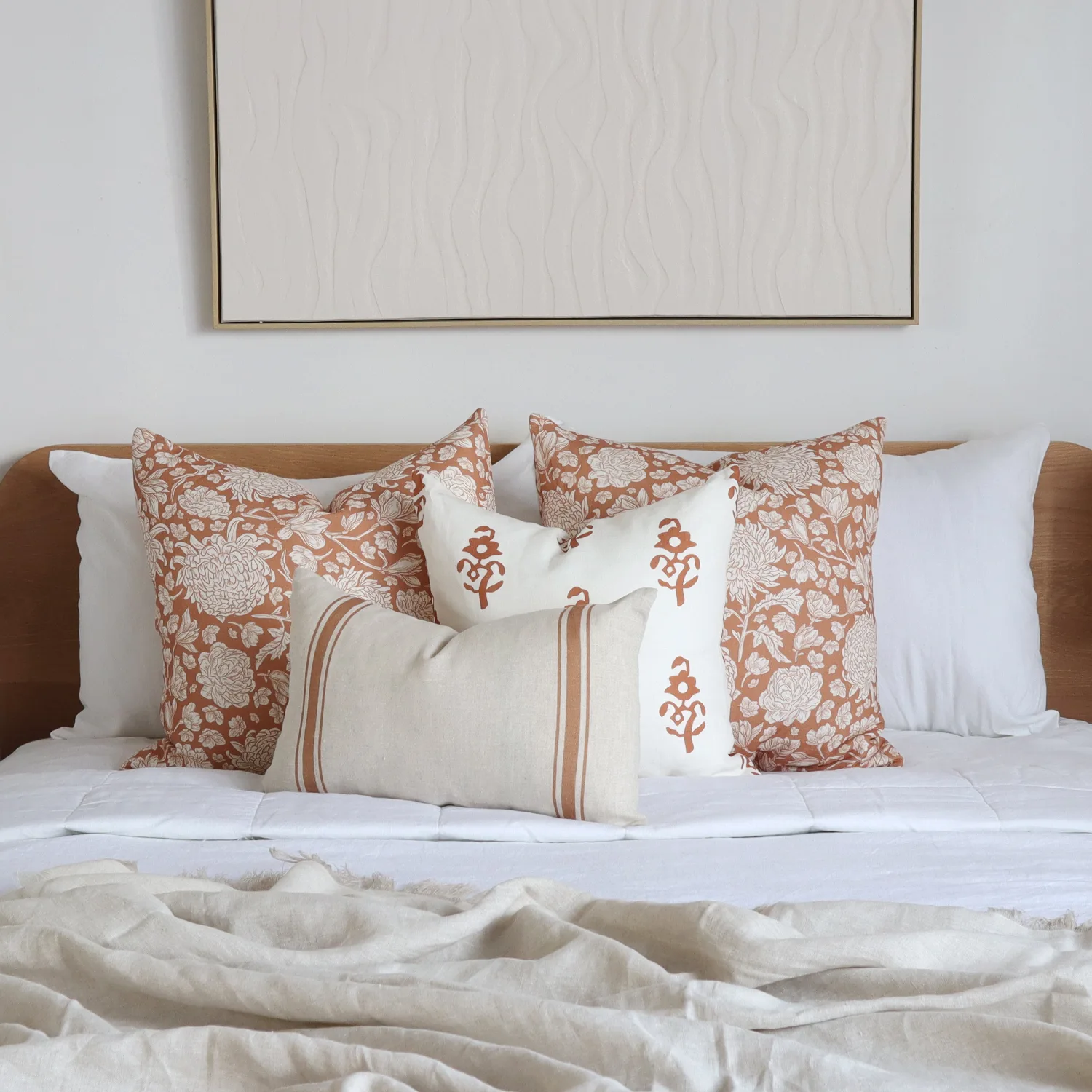 Bed cheap cushions australia