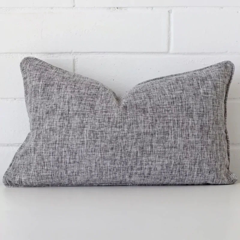 arlington-grey-cushion-cover-30cm-x-50cm-sc449-30 Vibrant linen cushion cover in a stylish rectangle size with grey colouring.