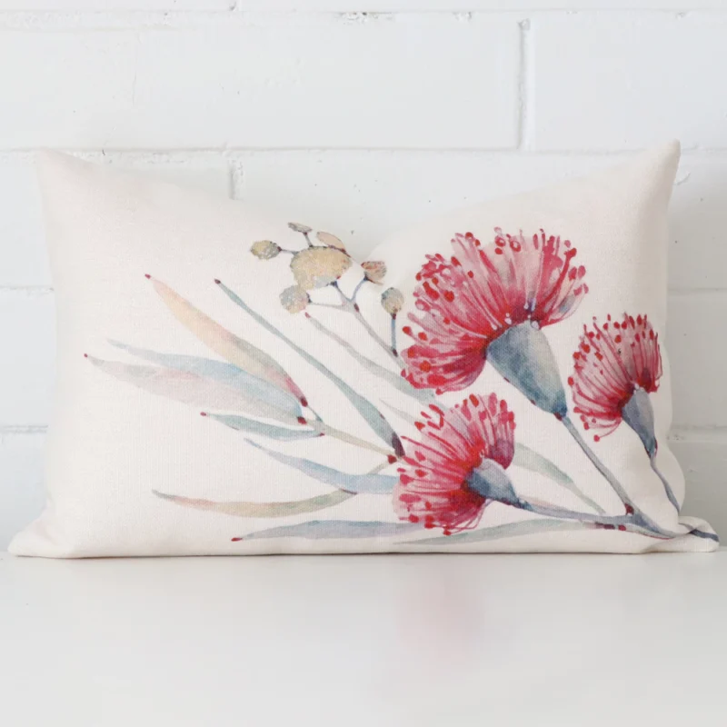 australian-botanicals-flowering-gum-cushion-cover-30cm-x-50cm-sc824-30 An eye-catching linen rectangle cushion cover featuring a unique style.
