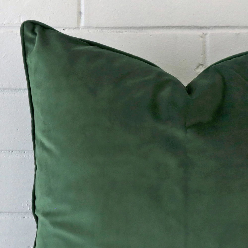 Dark green velvet cushion covers hot sale