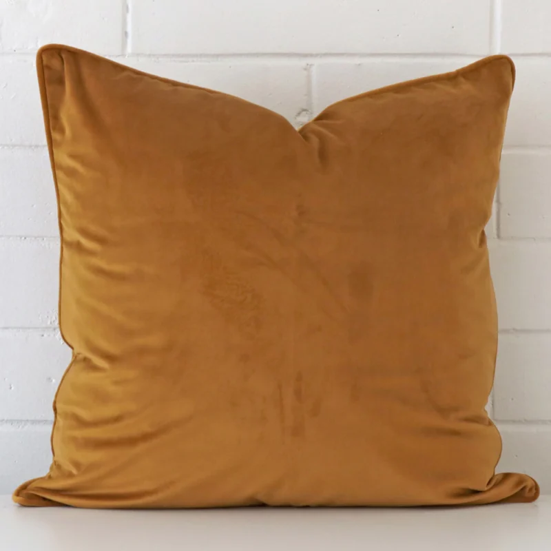 honey-mustard-velvet-cushion-cover-55cm-x-55cm-sc765-55b An eye-catching velvet square cushion cover featuring a hue that is honey mustard.