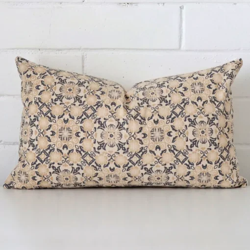 Lovely cushion made from designer fabric and in an elegant rectangle size.