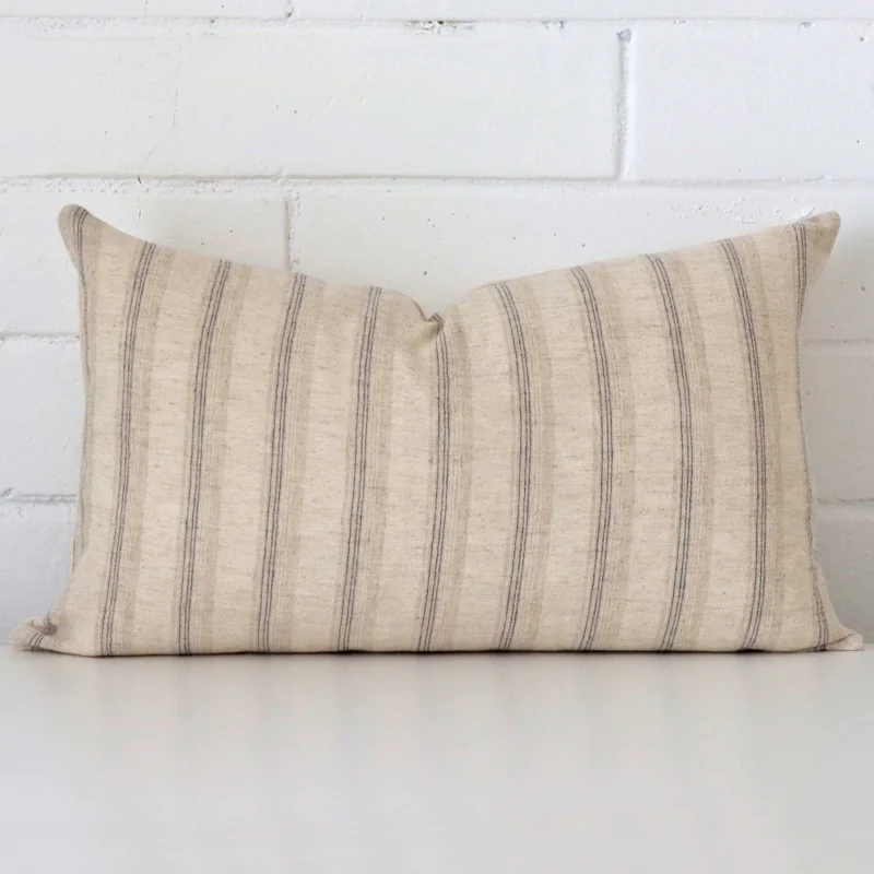 ives-striped-designer-cushion-cover-rectangle-art103-30 Striking rectangle cushion cover featuring a striped style on quality designer fabric.