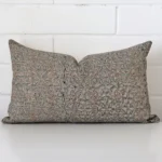A gorgeous floral rectangle cushion. It has an eye-catching floral design.