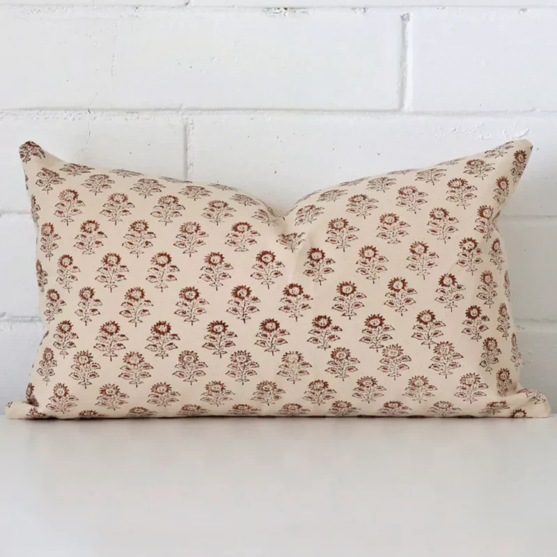 juni-floral-designer-cushion-cover-rectangle-art122-30 Gorgeous rectangle designer cushion cover that has a graceful floral design.