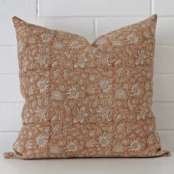 Lovely floral cushion made from designer fabric and in an elegant square size.