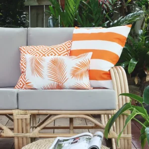 Orange Outdoor Cushions