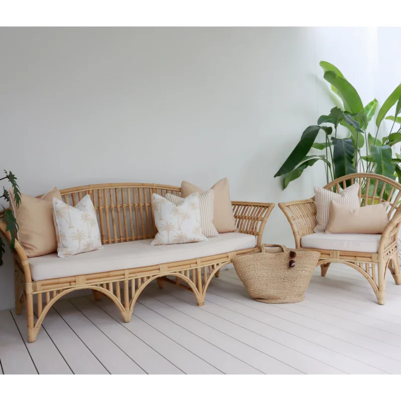 palm-beige-outdoor-lounge-cushions-set-7-covers-colo1181 Elevate your outdoor area with a set of 7 beige outdoor cushions infusing the space with a sense of relaxation and escape.