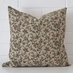 Vibrant floral designer cushion cover in a stylish square size.