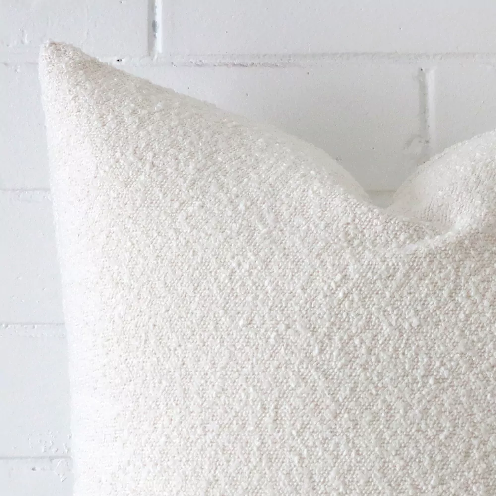 Large square white sales pillows