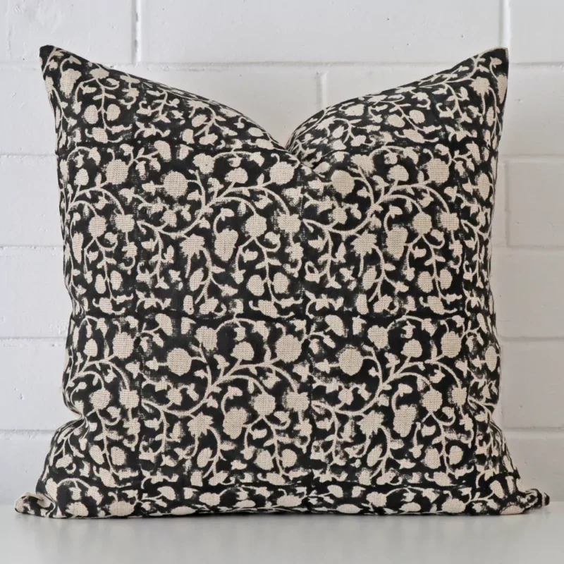 willa-floral-designer-cushion-coverv-art112-55c Gorgeous square designer cushion cover that has a graceful floral design.
