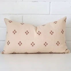 Striking rectangle cushion cover featuring quality designer fabric.