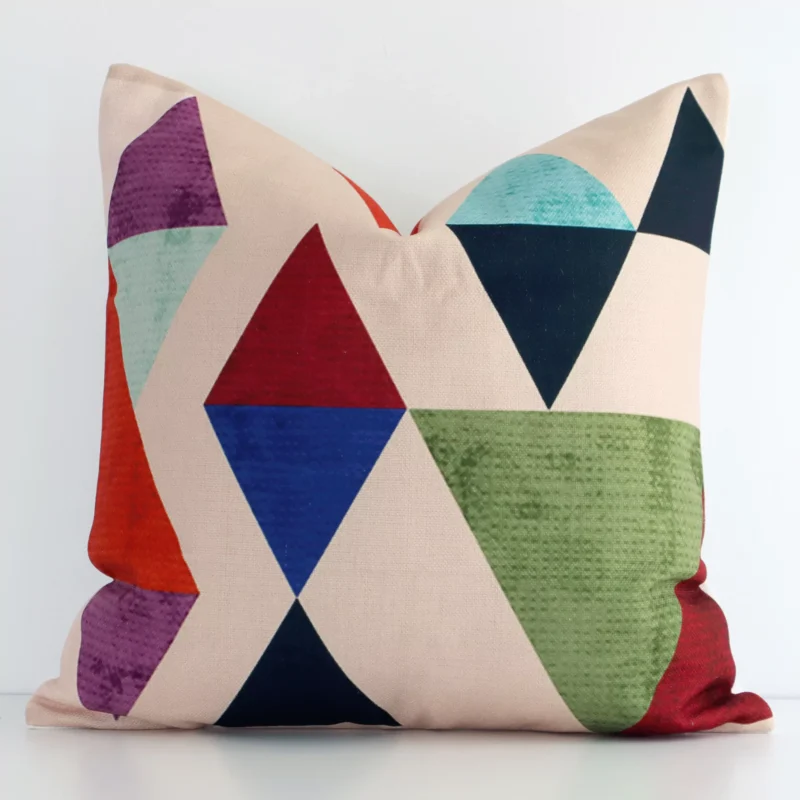 phoenix-pop-cushion-cover---sc187-45 A premium linen colourful cushion boasting a geometric design and in a square size.