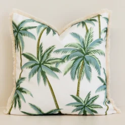 Banyan Waterproof Palm Leaf Outdoor Cushion Cover