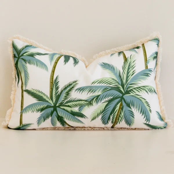 Banyan Waterproof Palm Leaf Outdoor Cushion Cover - Rectangle
