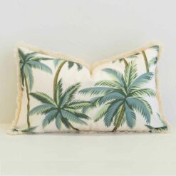 Banyan Waterproof Palm Leaf Outdoor Cushion Cover - Rectangle