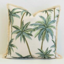 Banyan Waterproof Palm Leaf Outdoor Cushion Cover